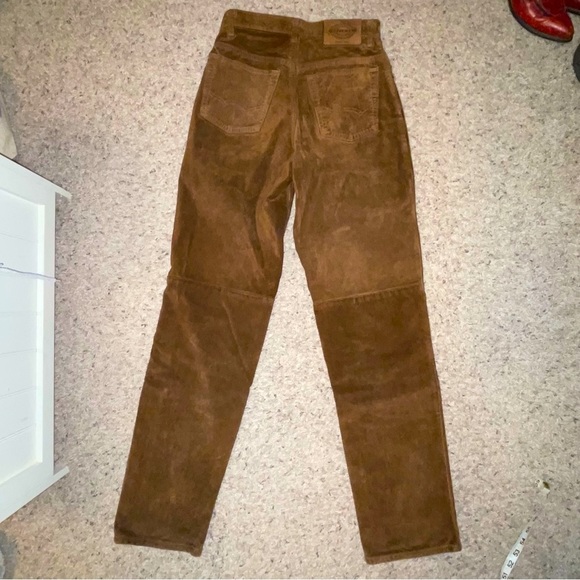 Skotts Suede Brown Jeans - Picture 3 of 11